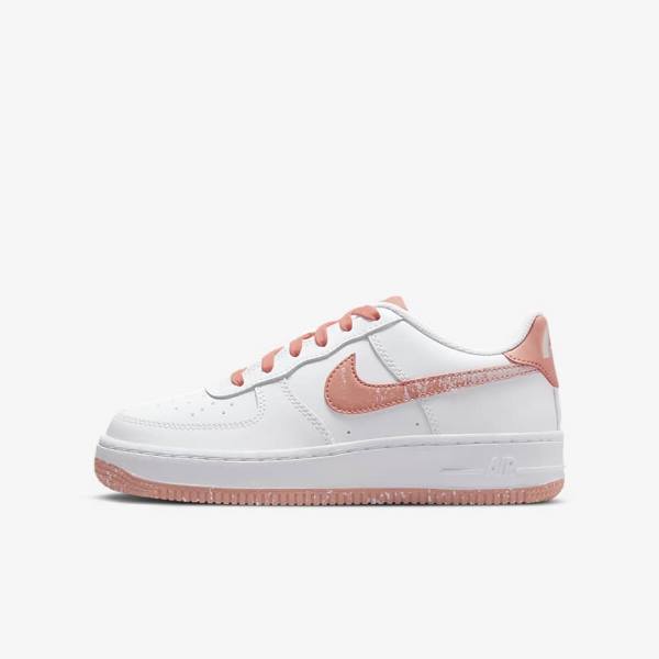 Kids\' Nike Air Force 1 LV8 Older Sneakers White / Light | NK172REB