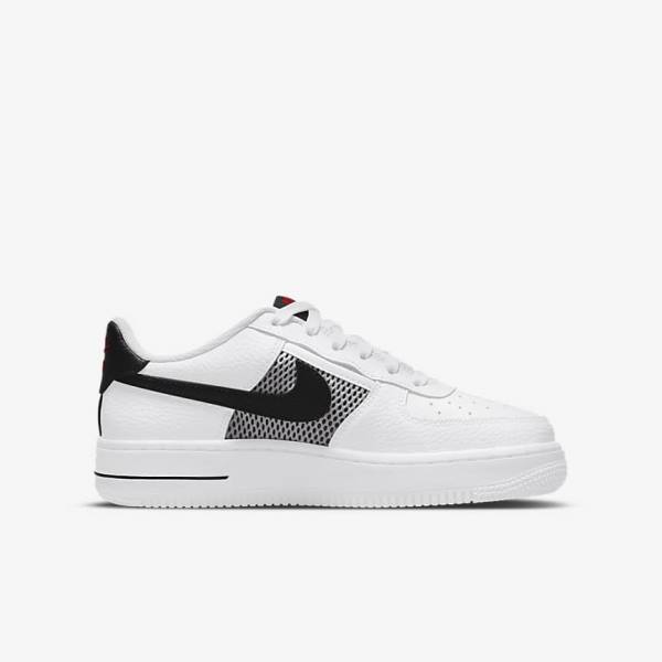 Kids' Nike Air Force 1 LV8 Older Sneakers White / Red / White / Black | NK241UVW