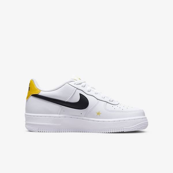 Kids' Nike Air Force 1 LV8 Older Sneakers White / Black | NK491IWH