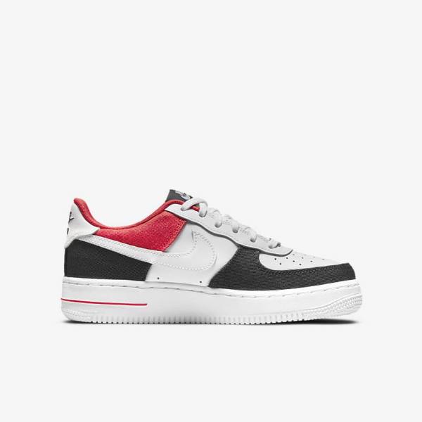 Kids' Nike Air Force 1 LV8 Older Sneakers White / Navy / Red / White | NK581UTN