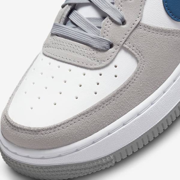 Kids' Nike Air Force 1 LV8 Older Sneakers Light Grey / White / Light Grey | NK847BGI