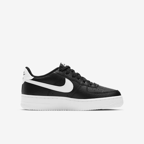 Kids' Nike Air Force 1 Older Sneakers Black / White | NK270MBD