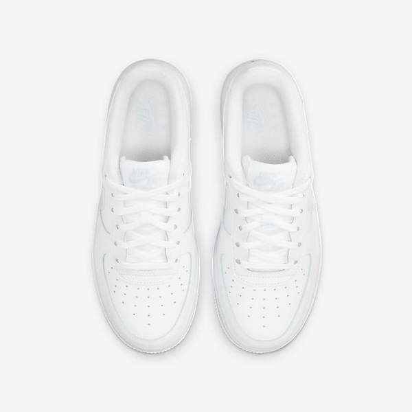 Kids' Nike Air Force 1 Older Sneakers White | NK297GJS