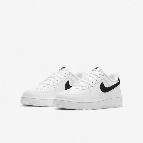 Kids' Nike Air Force 1 Older Sneakers White / Black | NK521XVH