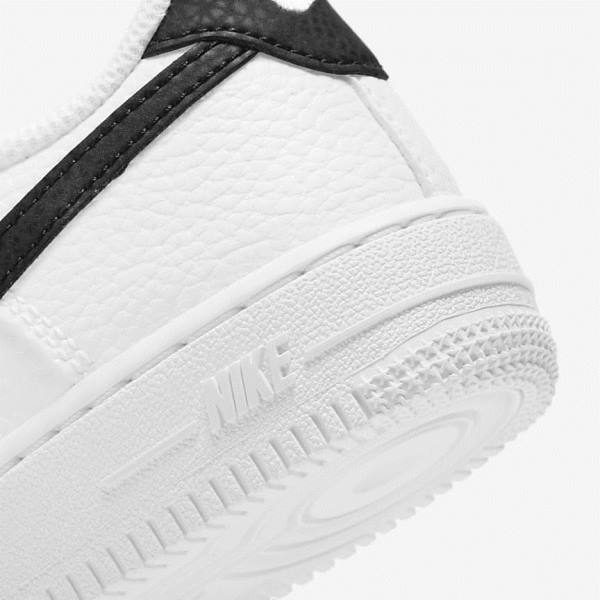 Kids' Nike Air Force 1 Older Sneakers White / Black | NK521XVH