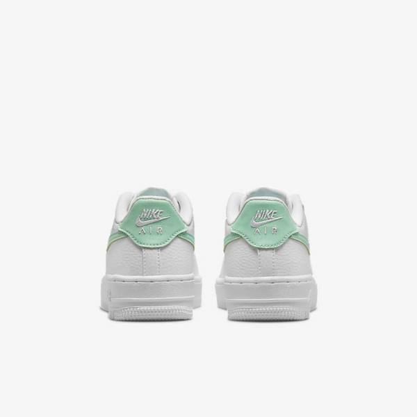 Kids' Nike Air Force 1 Older Sneakers White / Mint | NK635DSP