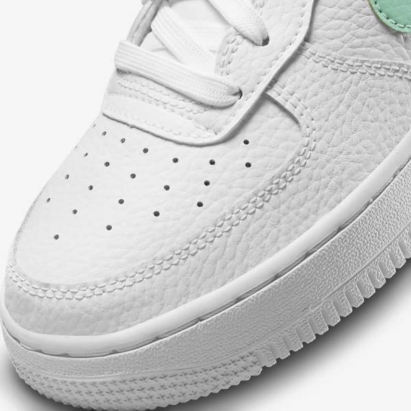 Kids' Nike Air Force 1 Older Sneakers White / Mint | NK635DSP