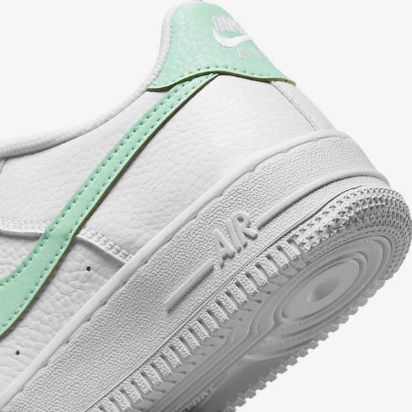 Kids' Nike Air Force 1 Older Sneakers White / Mint | NK635DSP