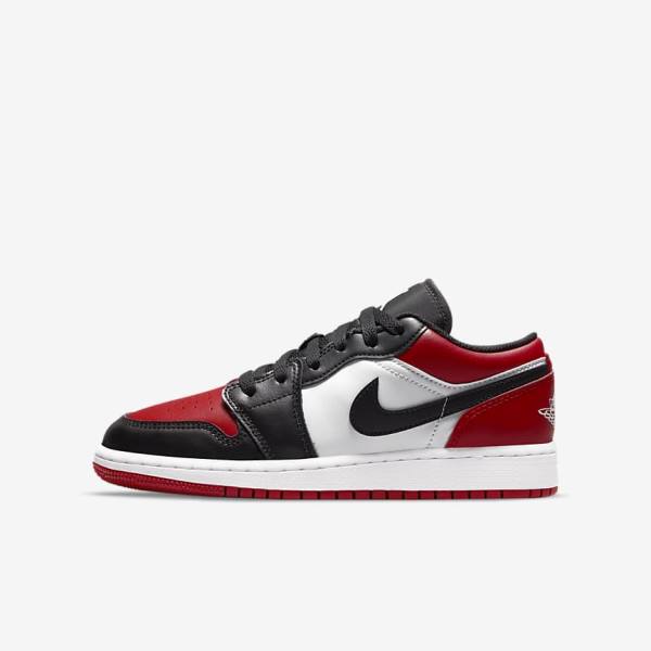 Kids\' Nike Air Jordan 1 Low Older Sneakers Red / Black / White | NK016TWH