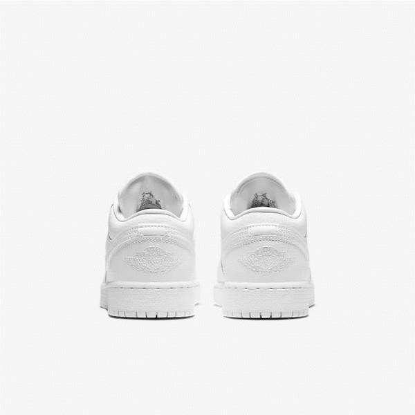 Kids' Nike Air Jordan 1 Low Older Sneakers White | NK967QJR