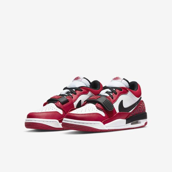 Kids' Nike Air Jordan Legacy 312 Low Older Jordan Shoes White / Red / Black | NK784GRP