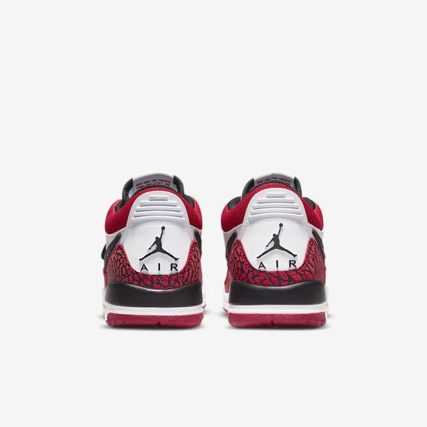 Kids' Nike Air Jordan Legacy 312 Low Older Jordan Shoes White / Red / Black | NK784GRP