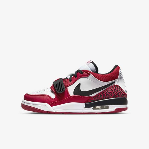 Kids\' Nike Air Jordan Legacy 312 Low Older Jordan Shoes White / Red / Black | NK784GRP