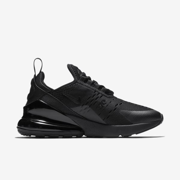 Kids' Nike Air Max 270 Older Sneakers Black | NK036AZN