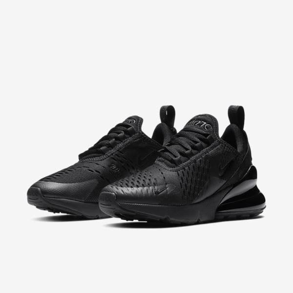 Kids' Nike Air Max 270 Older Sneakers Black | NK036AZN