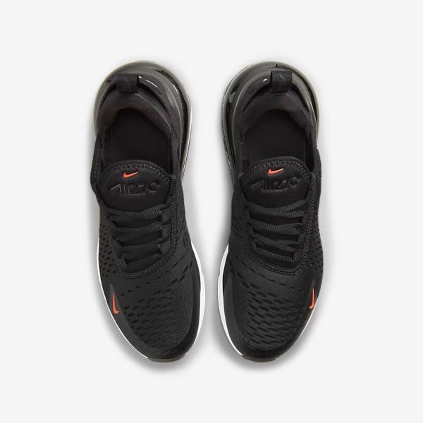 Kids' Nike Air Max 270 Older Sneakers Black / Grey | NK830SIG