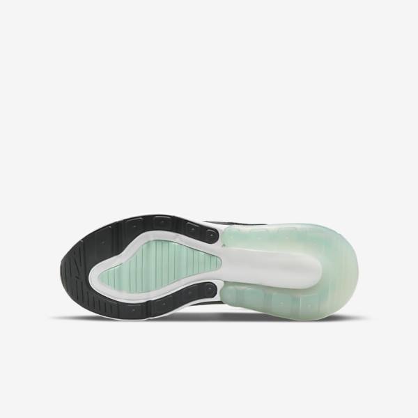 Kids' Nike Air Max 270 Older Sneakers White / Mint / Black | NK927ZAE