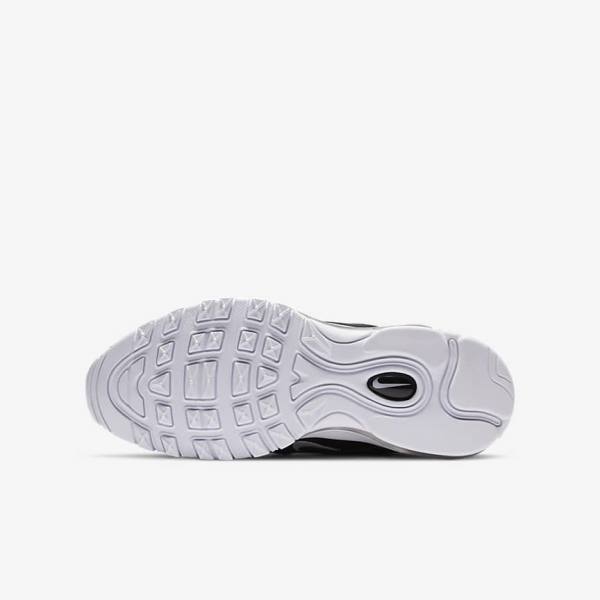 Kids' Nike Air Max 97 Older Sneakers Black / White | NK405RLN