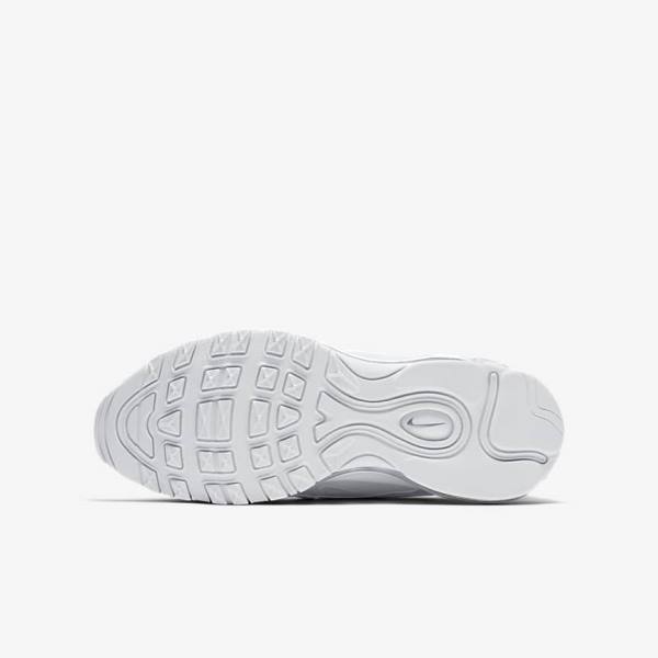 Kids' Nike Air Max 97 Older Sneakers White / Metal Silver / White | NK024VMC