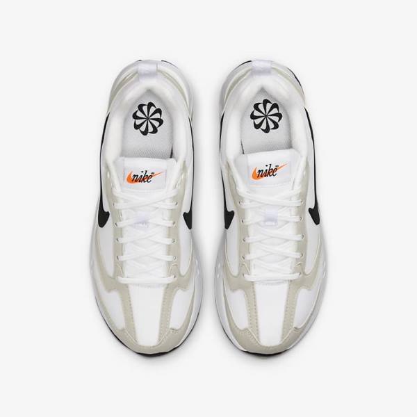 Kids' Nike Air Max Dawn Older Sneakers White / Light Beige / Black | NK879IMP