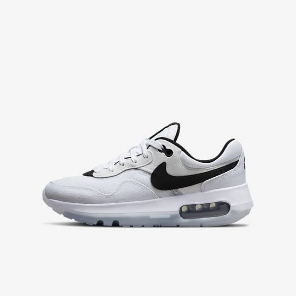 Kids\' Nike Air Max Motif Older Sneakers White / Black | NK796MPL