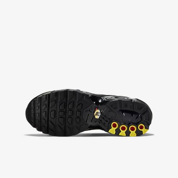 Kids' Nike Air Max Plus Older Sneakers Black | NK051VPY