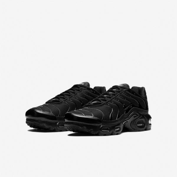 Kids' Nike Air Max Plus Older Sneakers Black | NK051VPY