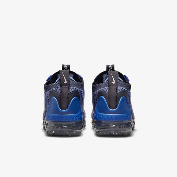 Kids' Nike Air VaporMax 2021 FK Older Sneakers Royal / White / Dark Grey / Black | NK508KDL