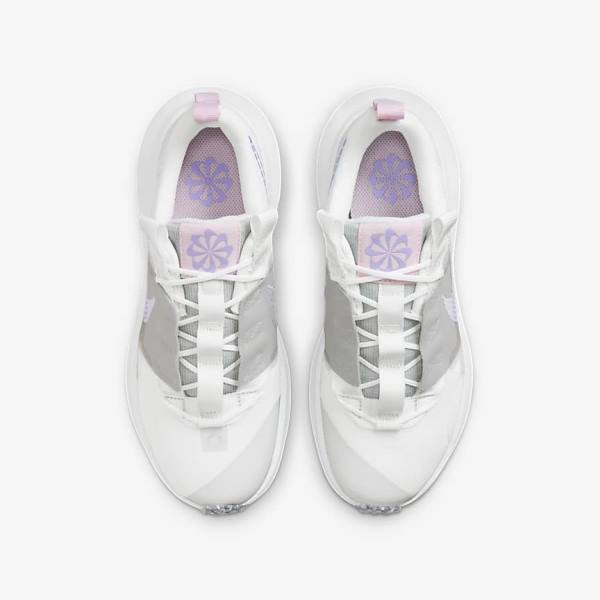 Kids' Nike Crater Impact Older Sneakers White / Grey / Pink / Purple | NK487ANW