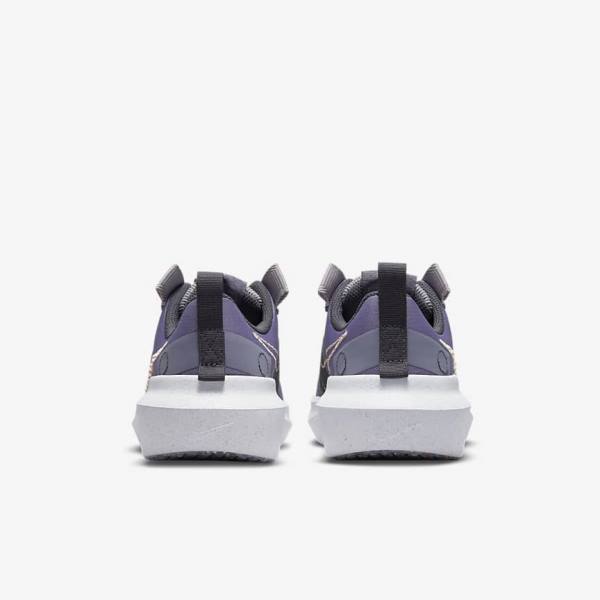 Kids' Nike Crater Impact Older Sneakers Purple / Grey / Metal Red Brown | NK912GJN