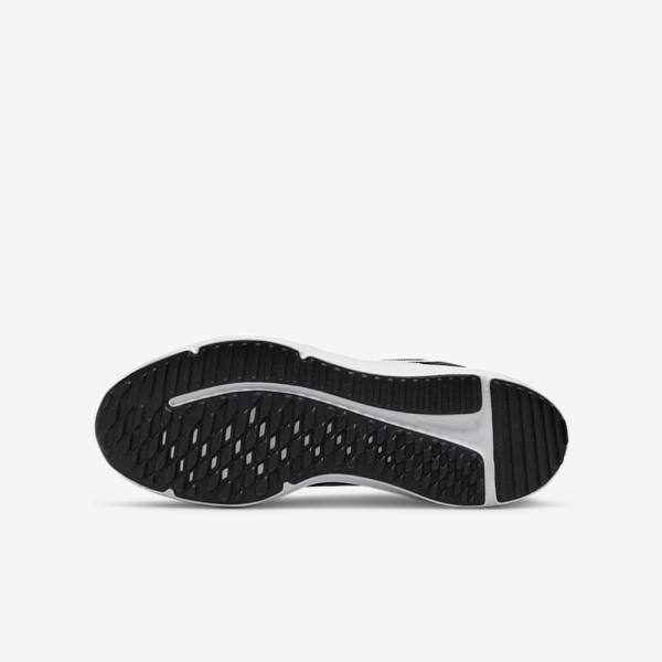 Kids' Nike Downshifter 12 Older Road Running Shoes Black / Dark Grey / White | NK751VAG