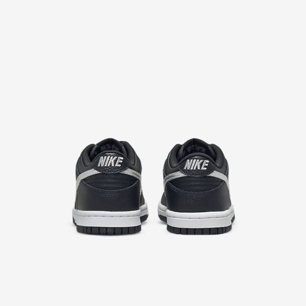 Kids' Nike Dunk Low Older Sneakers Black / Grey / White | NK529CGT