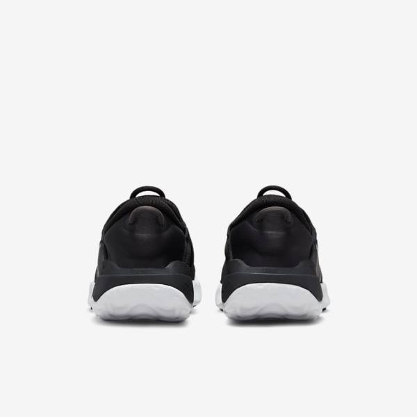 Kids' Nike Flow Older Road Running Shoes Black / White / Grey | NK309IZP