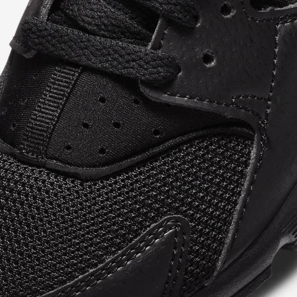 Kids' Nike Huarache Run Older Sneakers Black | NK684ORS