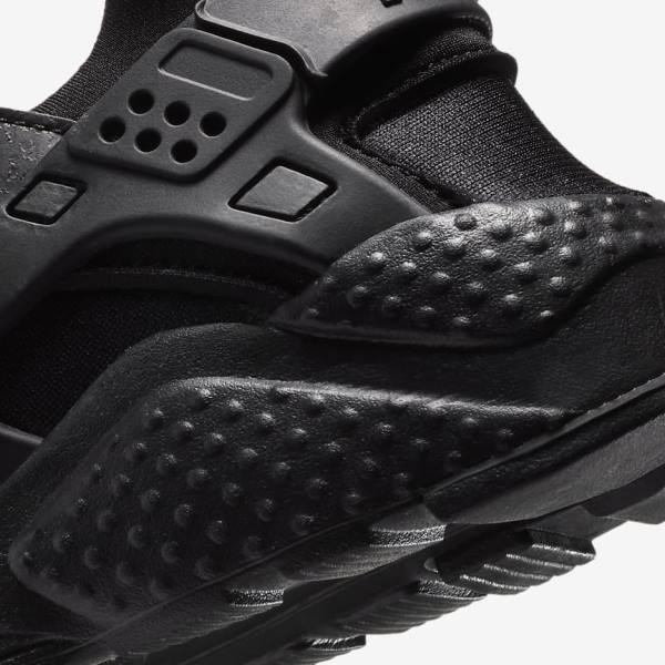 Kids' Nike Huarache Run Older Sneakers Black | NK684ORS