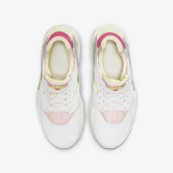 Kids' Nike Huarache Run Older Sneakers White | NK629POC