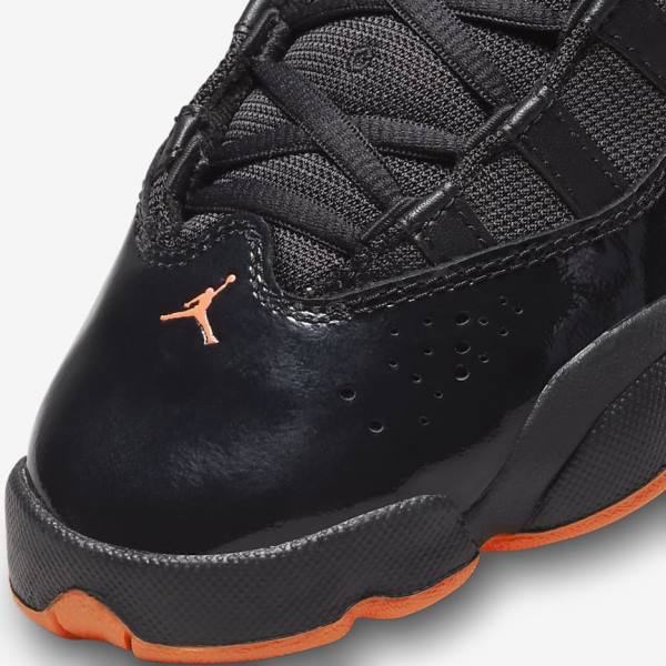 Kids' Nike Jordan 6 Rings Older Sneakers Black | NK092LTJ