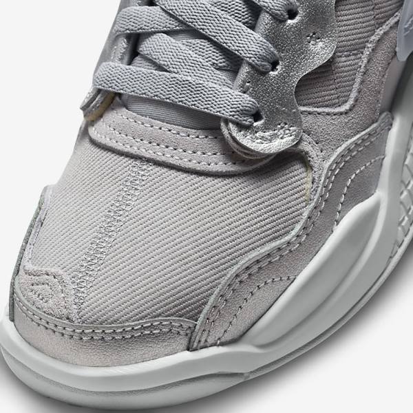 Kids' Nike Jordan MA2 Older Jordan Shoes Grey / Metal Silver / Platinum / Black | NK351BMS