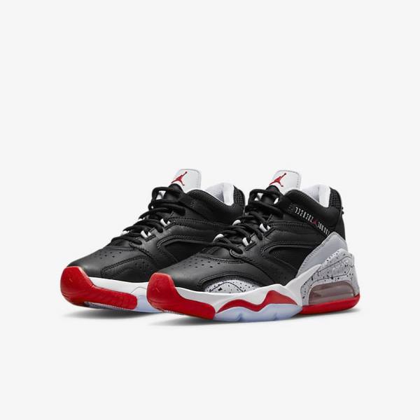 Kids' Nike Jordan Point Lane Older Jordan Shoes Black / Grey / White / Red | NK694NTD