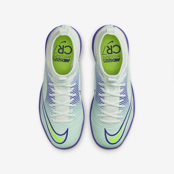 Kids' Nike Jr. Mercurial Dream Speed Superfly 8 Academy IC Indoor Court Football Shoes Green / Purple / Green | NK586WBS