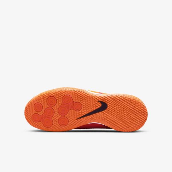 Kids' Nike Jr. Phantom GT2 Academy IC Older Indoor Court Football Shoes Orange / Light Red / Black | NK491CZU