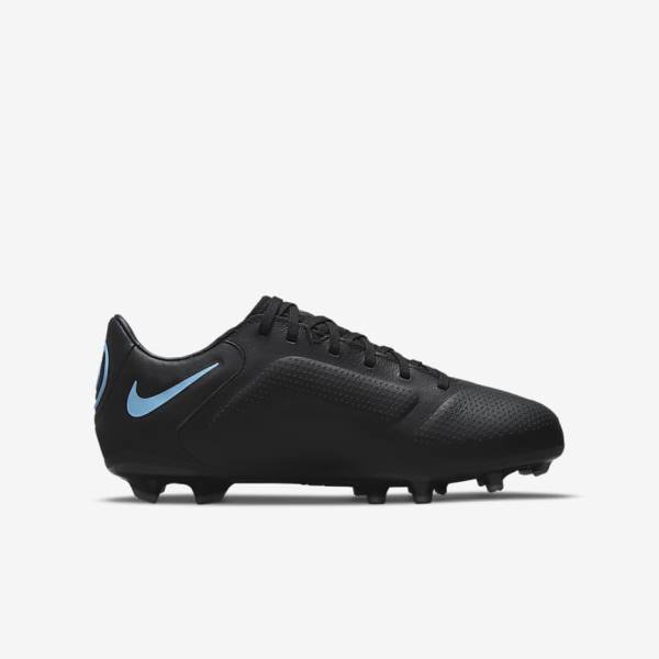 Kids' Nike Jr. Tiempo Legend 9 Pro FG Older Firm-Ground Football Shoes Black / Grey | NK867VRT