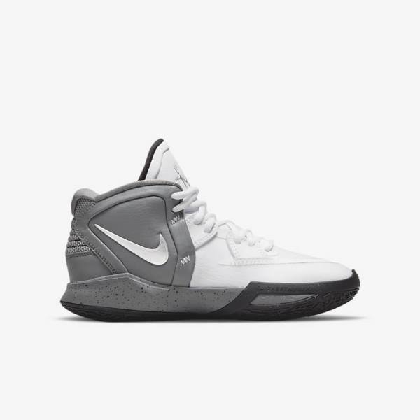 Kids' Nike Kyrie Infinity SE Older Basketball Shoes White / Grey / Black | NK046HLC