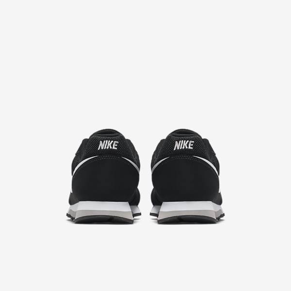 Kids' Nike MD Runner 2 Older Sneakers Black / Grey / White | NK165KSA