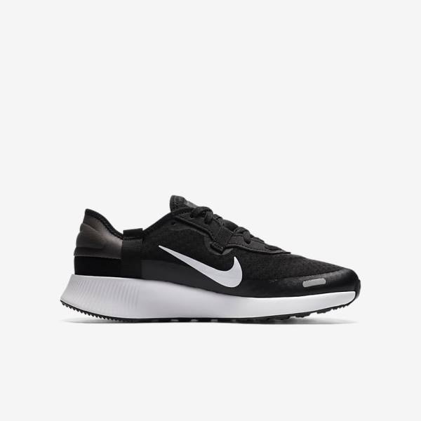 Kids' Nike Reposto Older Training Shoes Black / Dark Grey / White | NK956PMB