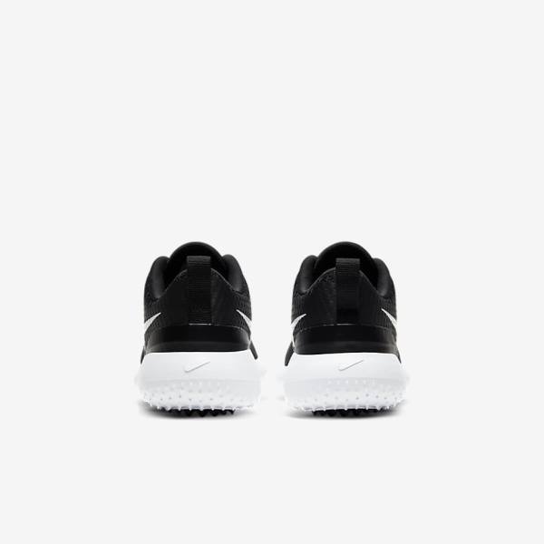 Kids' Nike Roshe G Jr. Golf Shoes Black / White / Metal White | NK350VIN