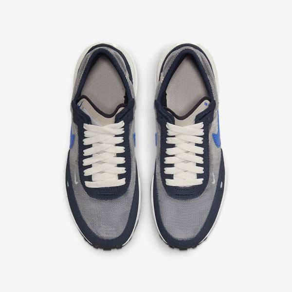 Kids' Nike Waffle One Older Walking Shoes Dark Obsidian / Black / Royal | NK098PLC