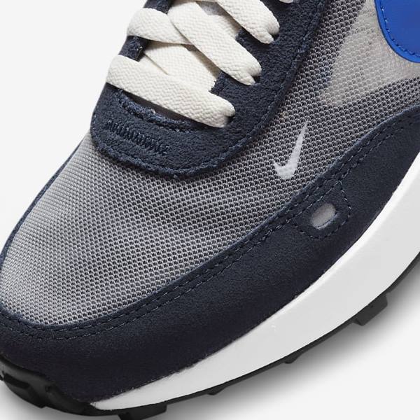 Kids' Nike Waffle One Older Walking Shoes Dark Obsidian / Black / Royal | NK098PLC