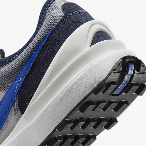 Kids' Nike Waffle One Older Walking Shoes Dark Obsidian / Black / Royal | NK098PLC