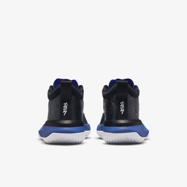 Kids' Nike Zion 1 Older Basketball Shoes Black / Royal / White | NK107IXF